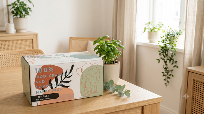 Eco Wave Compostable Nappy Bags