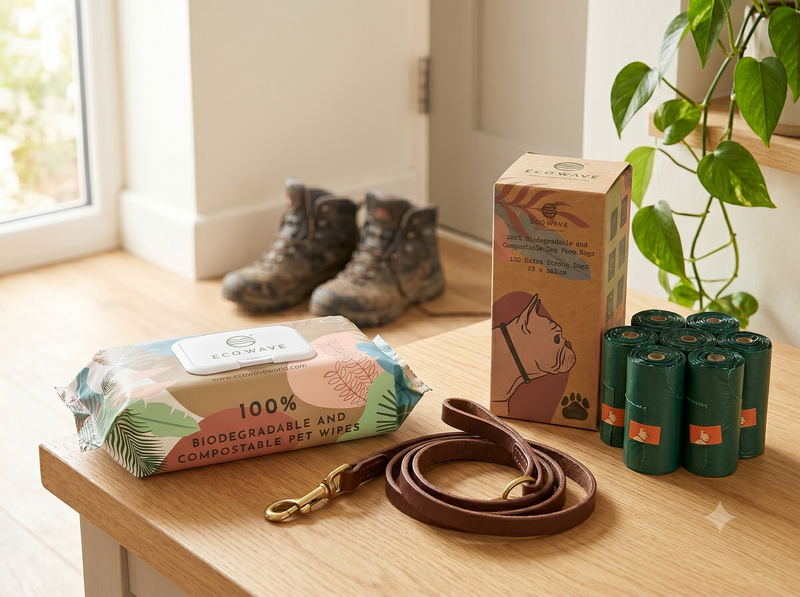 Pet wipes & poop bags